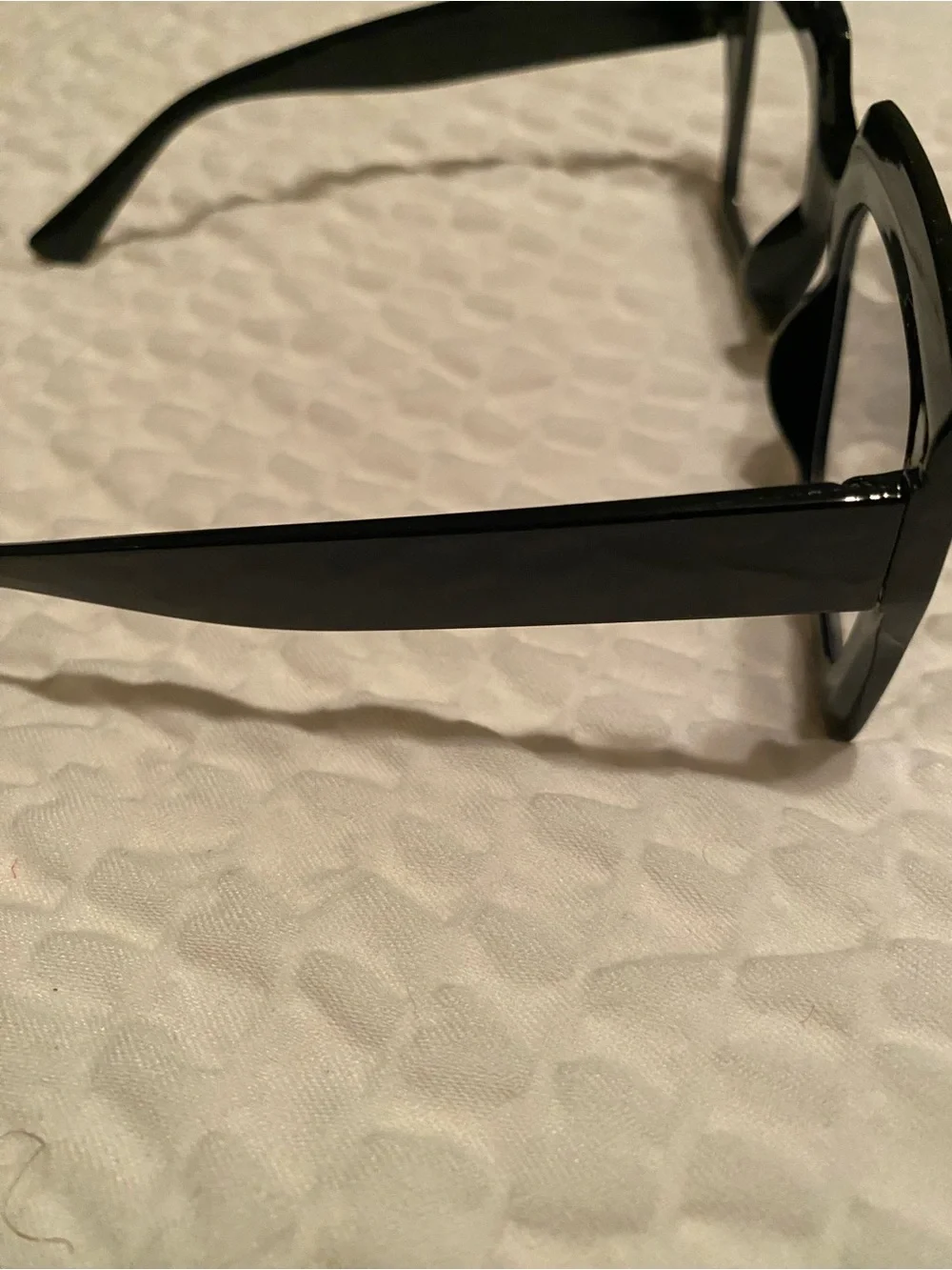 Large Black Square Fashion Glasses!
